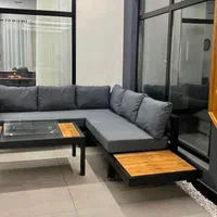 مبل ویلایی باغی حیاطی روف گاردن ال عسلی