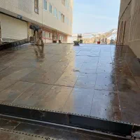 آرماتور بندی اسکلت فلزی پله گرد  استخر