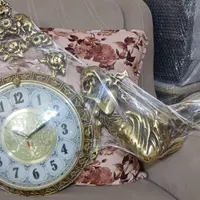 ساعت دیواری برنج|ساعت دیواری و تزئینی|قرچک, |دیوار