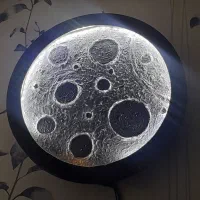 تابلوی ماه زیبا و دکوراتیو/در حد نو