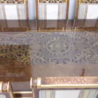 مبلمان استیل ۹ نفره همراه میز ناهار خوری ۸نفره|مبلمان خانگی و میز عسلی|تهران, تاکسیرانی|دیوار