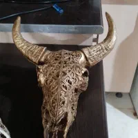 مجسمه بوفالو|مجسمه، تندیس، ماکت|مشهد, امام رضا (ع)|دیوار