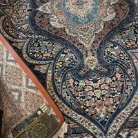 ۲تا فرش۹متری۷۰۰شانه۲۵۵۰تراکم سورمه ای نخ کیمیا|فرش|تهران, سجاد|دیوار