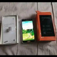 گوشی سامسونگ j7 دو سیم کارته با قاب و گلس و کارتن