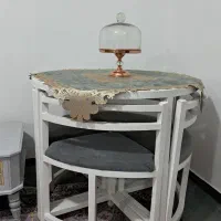 میز ناهارخوری ۴ نفره کم جا|میز و صندلی غذاخوری|زاهدان, |دیوار