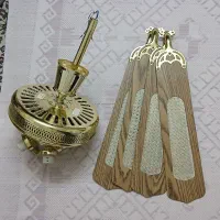 پنکه لوستری هومهر پره چوبی ۴ حباب