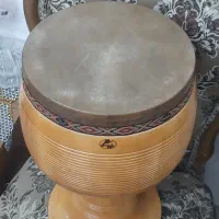 تمبک چوب گردو یه تیکه سنگین وزن دهانه بزرگ