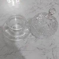 فنجون نعلبکی فرانسه و قندان سوگا ژاپن