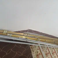 چوب پرده سفید وزرد