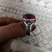 انگشتر نقره . باند خربزه ای . هندزفری آی پد