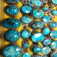 فروش انواع انگشتر نقره فیروزه نیشابور و..