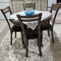 میز غذا خوری ۴ نفره سفارشی چوب راش
