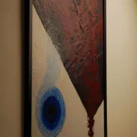 تابلو هنری به نام خاکستری