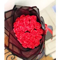 گل روبانی|گل مصنوعی|رشت, کوی قدس|دیوار