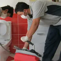 لوله بازکنی با فنر برقی و تخلیه چاه