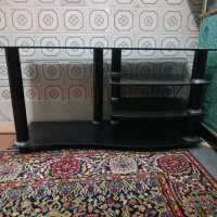 میز شیشه ای تلویزیون