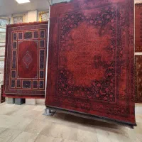 فرش خاص خطیبی تبریز ۱۲ متری مشکی لاکی