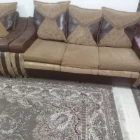 مبل ۷نفره کارکرده زیر قیمت فقط یک میلیون|مبلمان خانگی و میز عسلی|رشت, یخسازی|دیوار