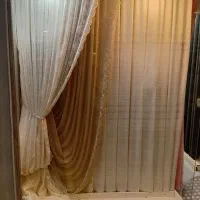 پرده آماده پانچ شده قواری 300 ب بالا|پرده، رانر، رومیزی|تهران, کامرانیه|دیوار