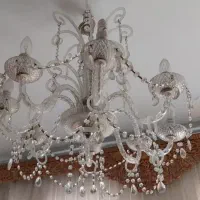 ۳عدد لوستر کریستال اصل چک قدیمی