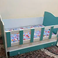 تخت خواب کودک|تخت و سرویس خواب|کاشمر, |دیوار