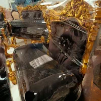 مبل تاج عروس ۹نفره و میز غذاخوری 8نفره|مبلمان خانگی و میز عسلی|قائم‌شهر, |دیوار