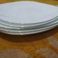 کاسه وبشقاب لب طلا
