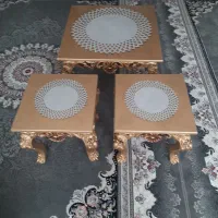 سه عدد جلو مبلی مدل سلطنتی|مبلمان خانگی و میز عسلی|همدان, |دیوار