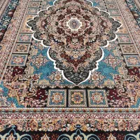 فرش ماشینی ۹ متری جفت سورمه ای|فرش|اصفهان, برزان|دیوار