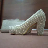 کیف و کفش پاشنه بلند مجلسی