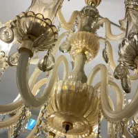 لوستر کریستالی دوطبقه با دیوارکوب|لوستر و چراغ آویز|تهران, زیبادشت|دیوار