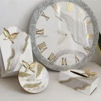 سطل و جا دستمال رزین