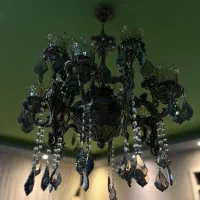 لوستر|لوستر و چراغ آویز|نیشابور, گمنام غربی|دیوار