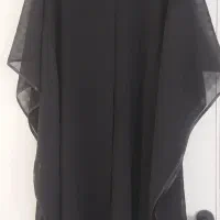 مانتوی مجلسی کرپ آستین حریر بسیار شیک