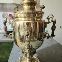 سماور ذغالی روسی مهردار قدمت دار