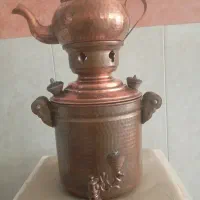 کتری قوری مسی قدیمی