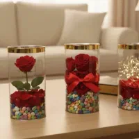 شیشه تراریوم لبطلایی|ظروف سرو و پذیرایی|سبزوار, فرهنگیان|دیوار