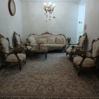 مبل  و میز ناهارخوری استیل ۸ نفره تختخواب و لمسه|مبلمان خانگی و میز عسلی|محمدشهر, شهرک نگین|دیوار