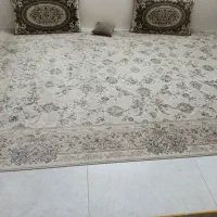 یه جفت فرش ۹ متری گل برجسته۱۲۰۰ شانه۳۶۰۰ تراکم