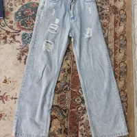 شلوار لی و کتان