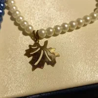 گردنبند ترکیب مروارید و طلا