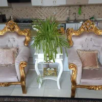 مبلمان استیل و سلطنتی 13 نفره فروش فوری|مبلمان خانگی و میز عسلی|اسلام‌شهر, شهرک واوان|دیوار