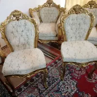 مبلمان سلطنتی چوبی|مبلمان خانگی و میز عسلی|مشهد, شهید شهریاری|دیوار