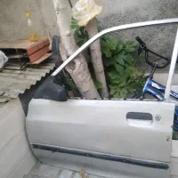 درب پراید نقره ای