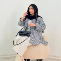 شومیز پاییزی جیب صلیبی