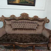 مبلمان ۷ نفره سلطنتی بسیار نو|مبلمان خانگی و میز عسلی|قائمشهر, |دیوار