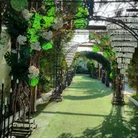 چمن مصنوعی ،لوستر،طاق چوبی.کف ال ای دی|حراج|احمدآبادمستوفی, |دیوار