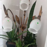 آباژورسه لاله بدونه ایراد وگلدات شیشه ای بزرگ