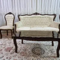 مبل استیل 9نفره سلطنتی|مبلمان خانگی و میز عسلی|مشهد, کوه سنگی|دیوار