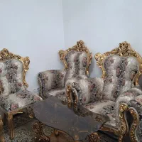 مبل سلطنتی چوب راش سالم بدون زدگی